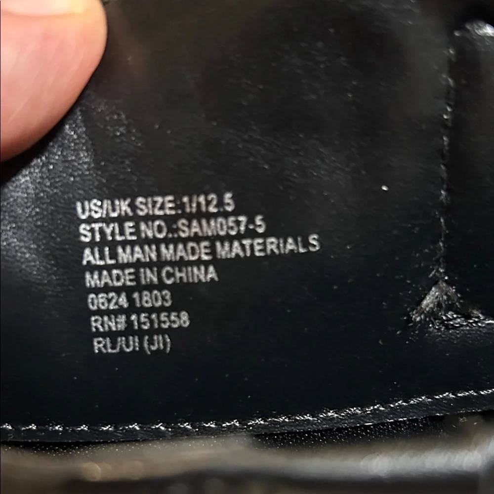 Sam Edelman Black Kids Boots with Silver Accents(NWOT)